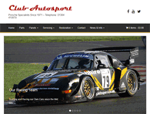 Tablet Screenshot of clubautosport.co.uk